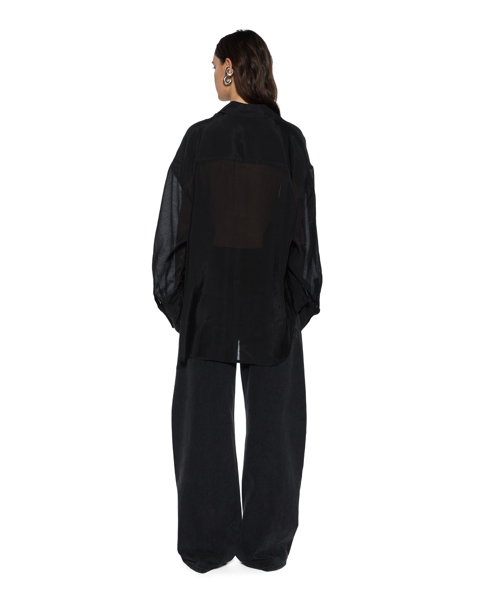 Womens Labels Astra Ls Shirt Black Shirts - Image 5
