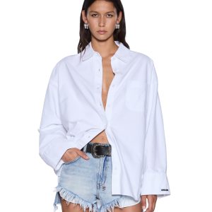 Womens Astra Ls Shirt White Oxford Shirts