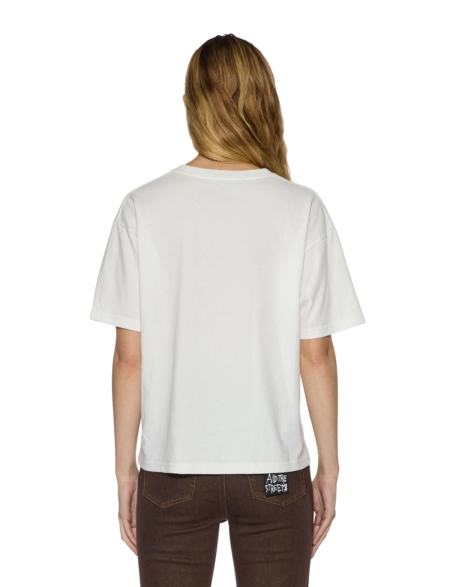 Womens Royalty Everyday Ss Tee Vintage White Tees - Image 4
