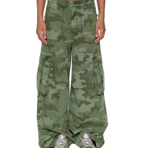 Womens Ksuper Cargo Pant Hash Camo Pants