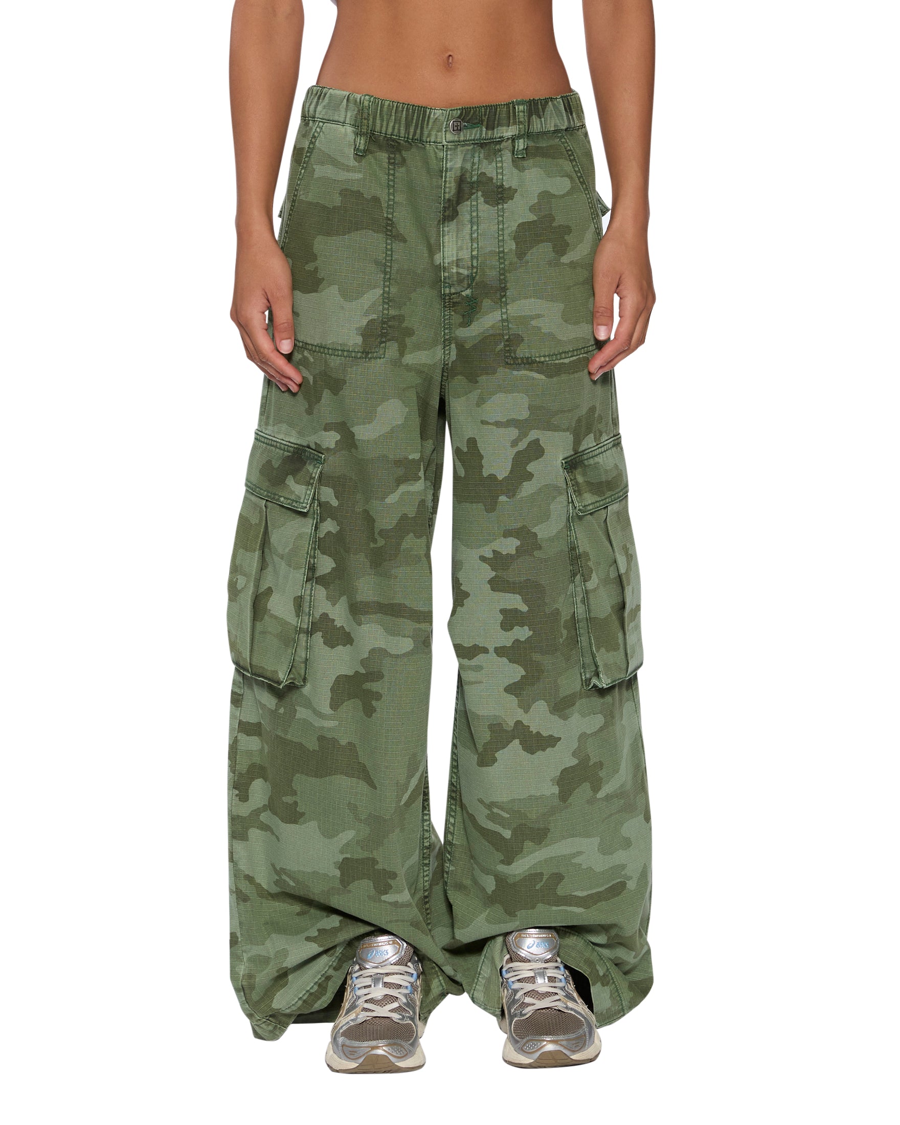 Womens Ksuper Cargo Pant Hash Camo Pants - Image 4