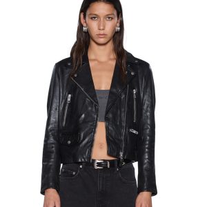 Buy Amplify Leather Jacket Black | Women's Jacket
