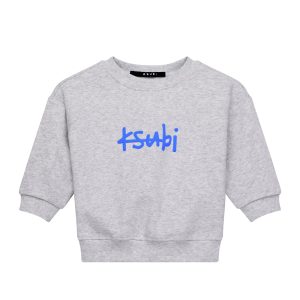 Kids Lil 1999 Biggie Crew Fleece Snow Marle Fleece
