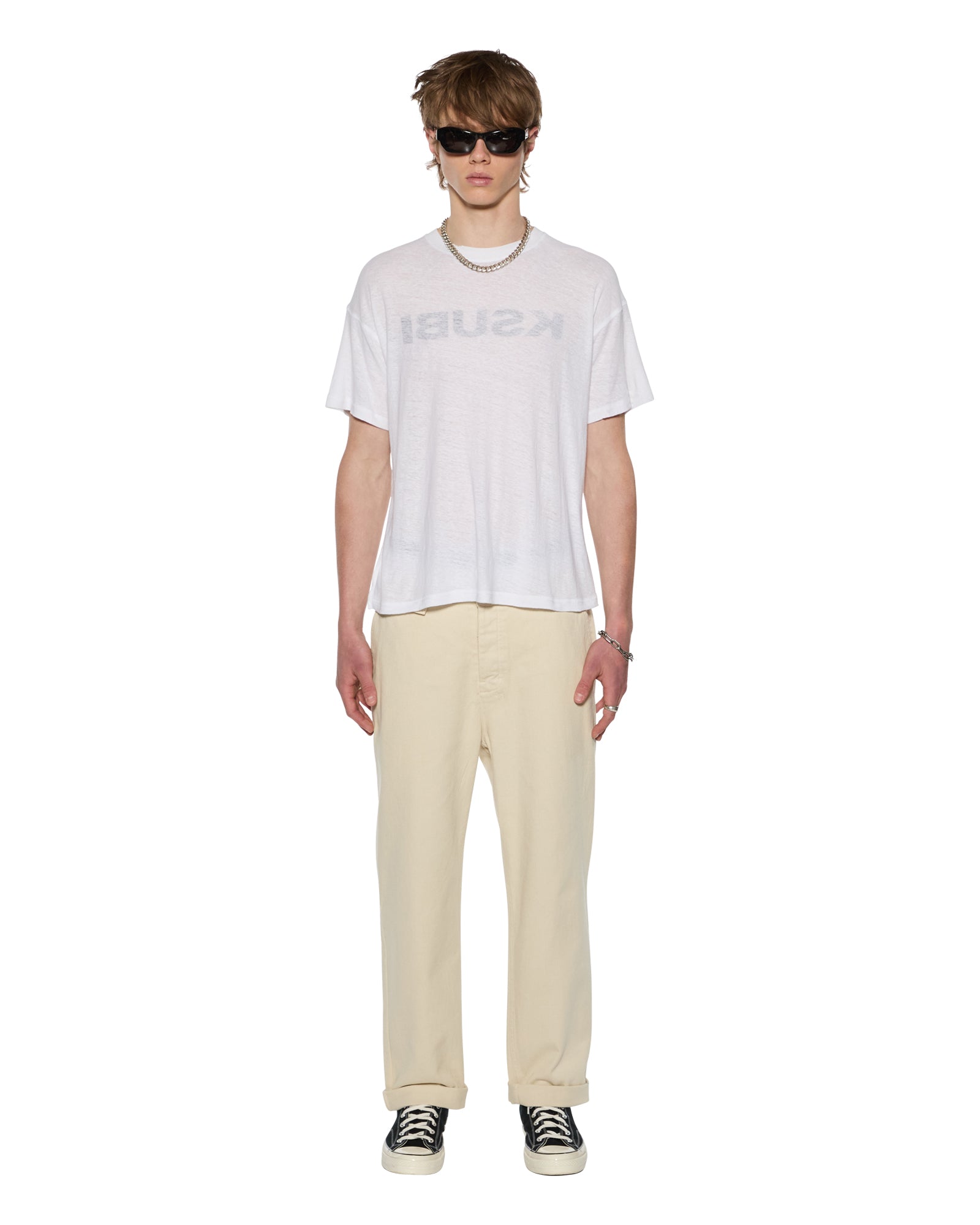 Mens Rival Chino Trouser Desert Pants - Image 2
