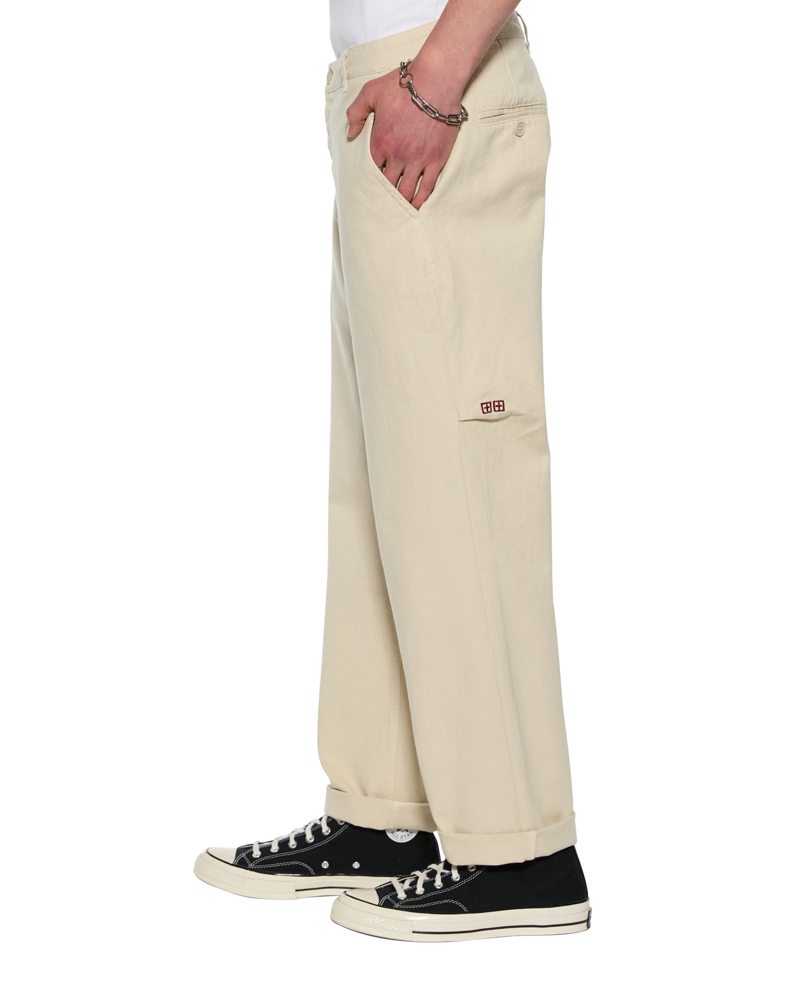 Mens Rival Chino Trouser Desert Pants - Image 3