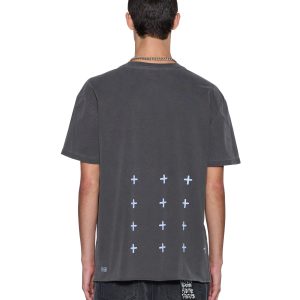 Mens All Day Biggie Ss Tee Charcoal Tees