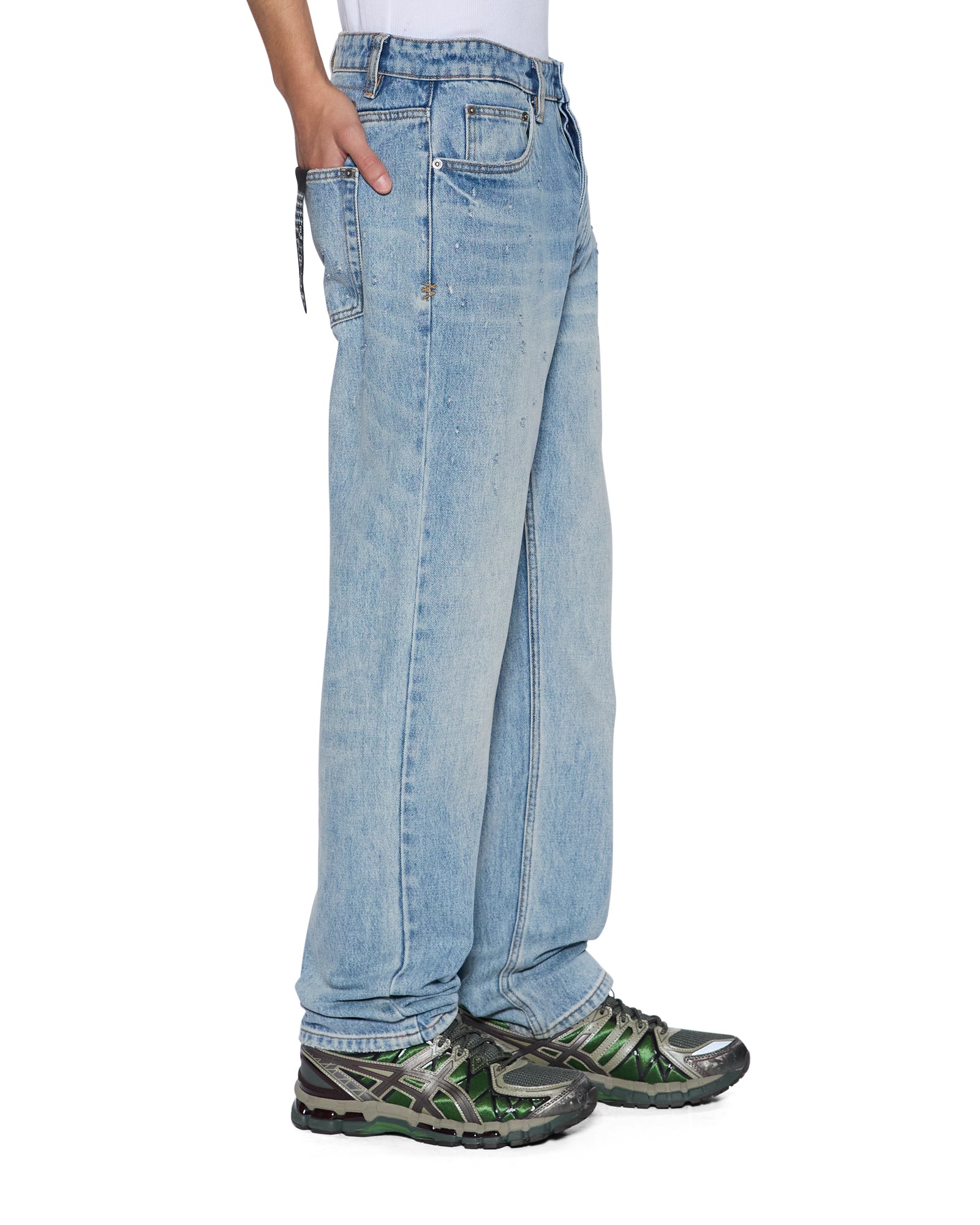 Mens Hazlow Manhattan Straight Denim Jeans - Image 3