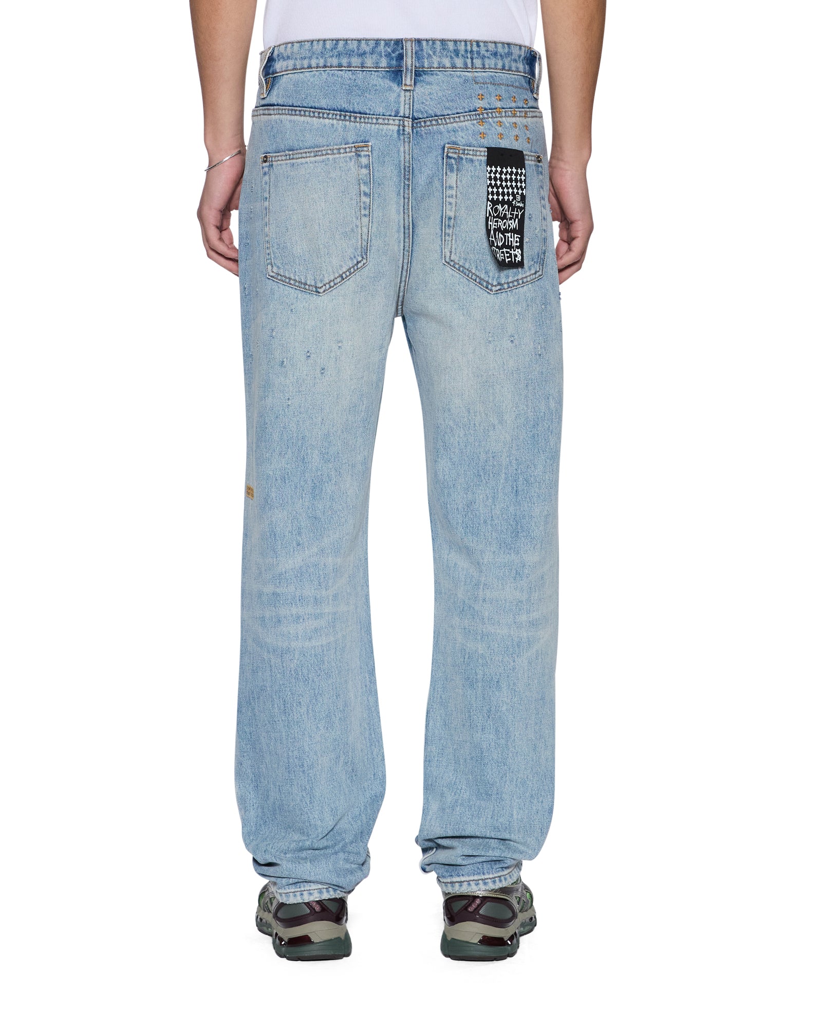 Mens Hazlow Manhattan Straight Denim Jeans - Image 5