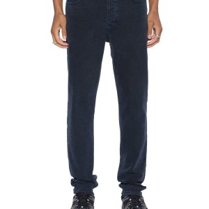 Mens Chitch Black/Blue Slim Denim Jeans